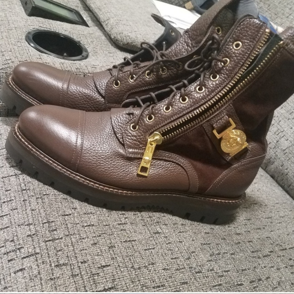 VERSACE MEDUSA BOOTS FOR MEN MODEL#5158